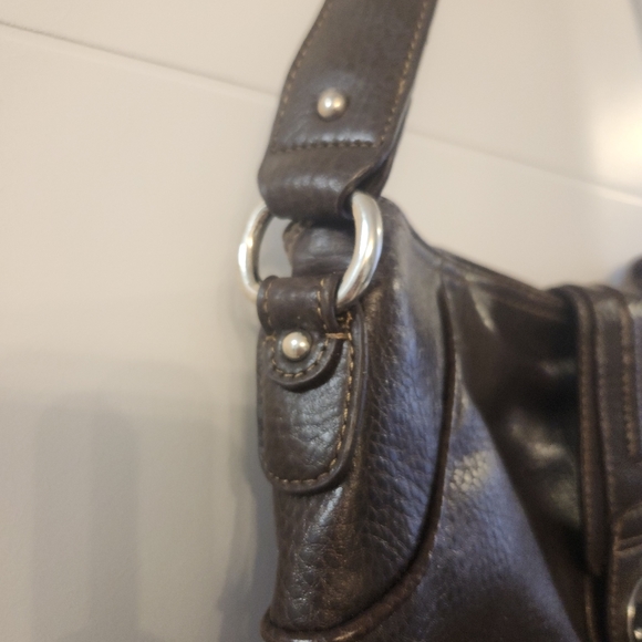 Tommy Hilfiger (1985) Women's Brown Purse Faux Leather Handbag - Picture 7 of 16